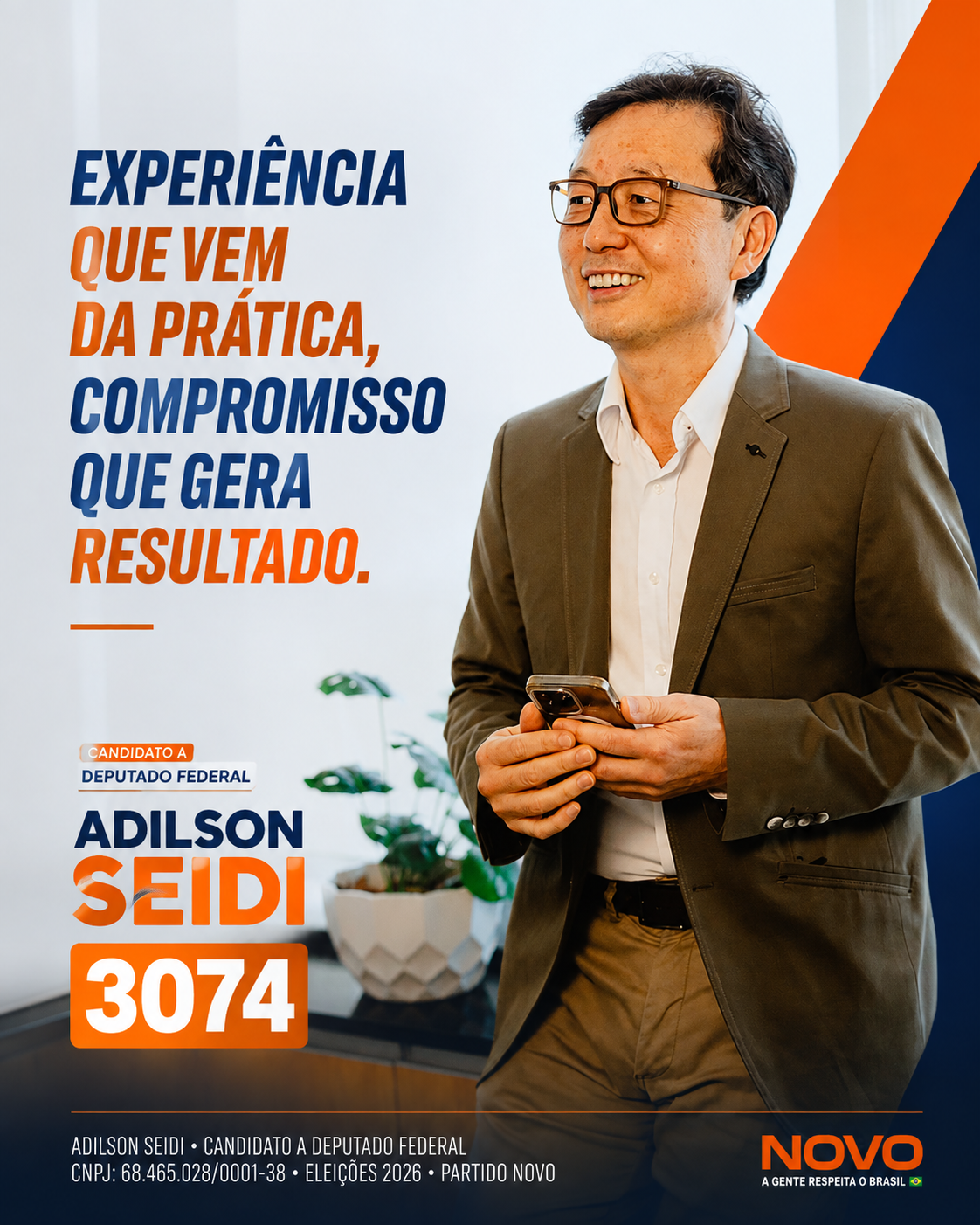 Peça de campanha: experiência que vem da prática, compromisso que gera resultado