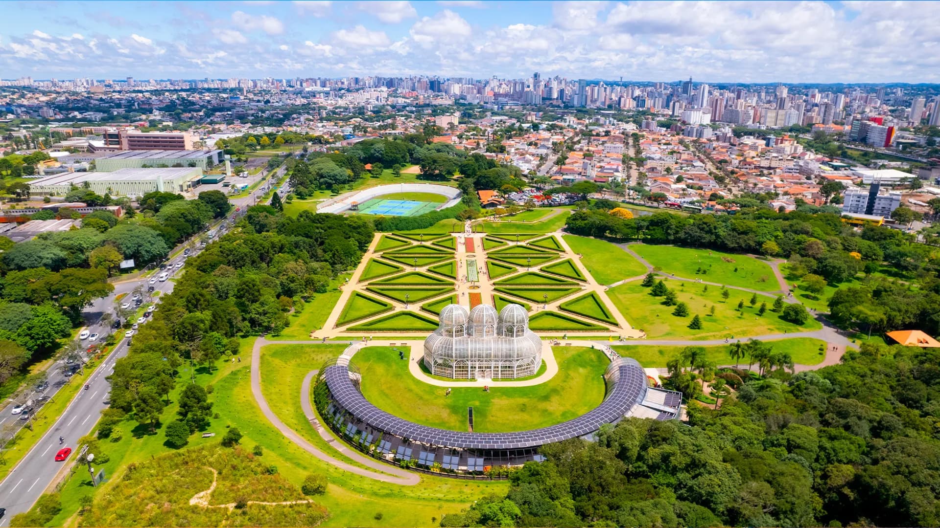 Vista aérea de Curitiba, Paraná